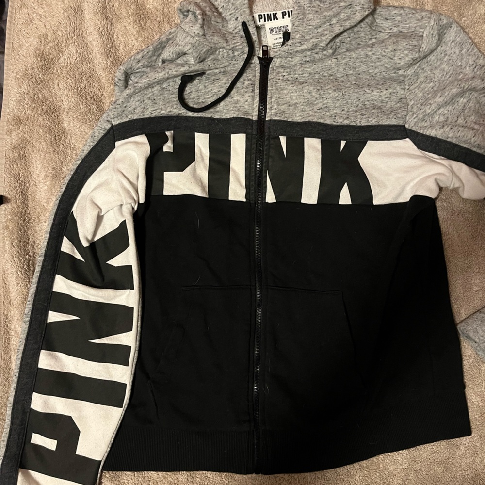 Pink zip jacket